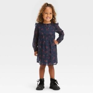 Floral Navy Kids Dress NwT